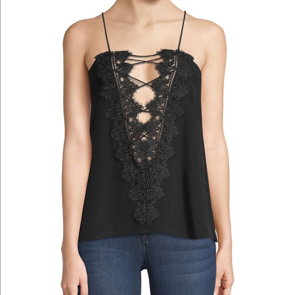 Cami NYC Charlie Lace-Up Top